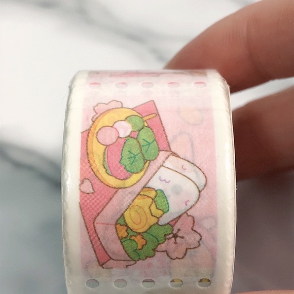 Tokyo Shojo - Cute Sakura Cherry Blossom Matsuri Stamp Washi Tape - Picture 7 of 7